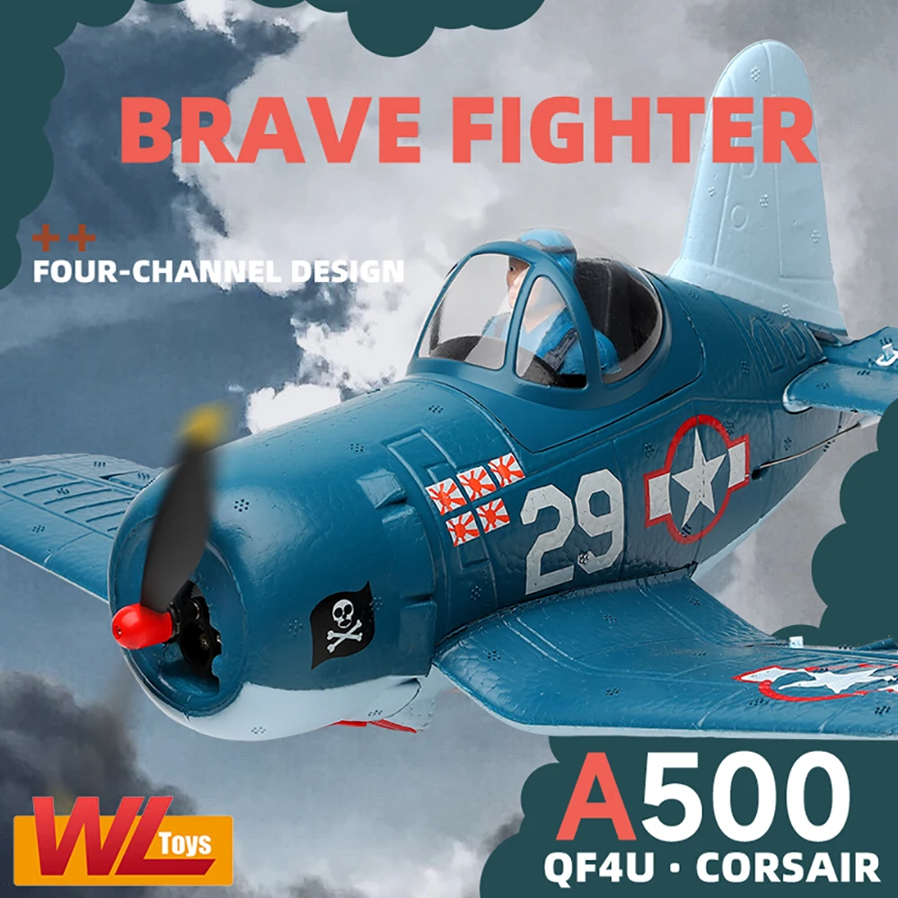 WLtoys XK A500 Comic 4Ch RC Plane 6G/3D Mode Cartoon Warplanes Stunt  Aircraft - £84.99 GBP+