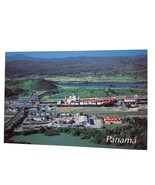 Postcard Miraflores Locks Panama Canal Aerial View Chrome Unposted - $154.26 MXN
