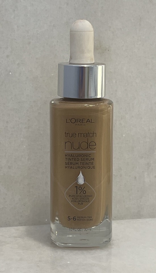 Loreal True Match Nude Hyaluronic Tinted Serum 5-6 Medium Tan 1 oz - $14.85