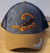 SCORPION ARACHNID STINGER TAIL SNAPBACK MESH BACK BASEBALL CAP HAT #2 - £12.05 GBP