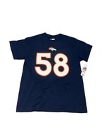 Von Miller Denver Broncos NFL Team Apparel  T Shirt Size L 42/44 - £5.64 GBP