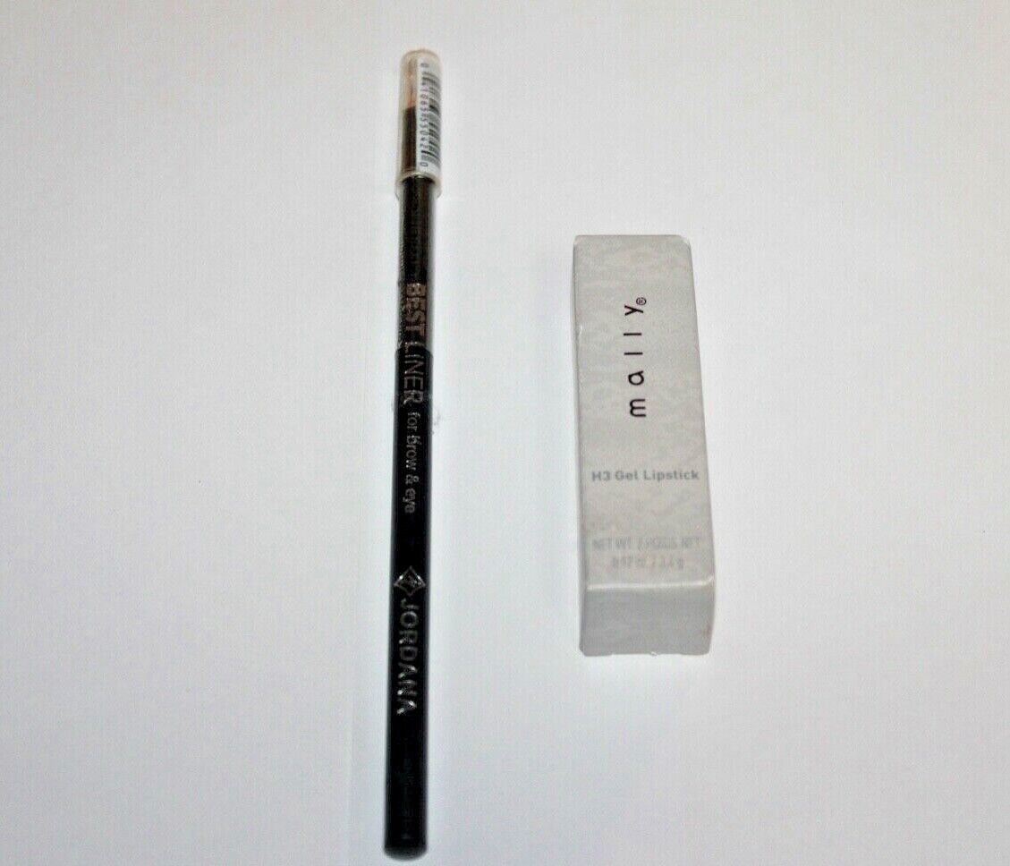 Mally H3 Gel Lipstick Nudish Authentic + Jordana Eyeliner #42 Lot Of 2 S... - $10.44