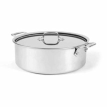 D3 Stainless Everyday 3-ply Bonded Cookware, Rondeau Pan with lid, 8 quart - £127.74 GBP