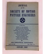 SMPE Journal Of The Society Of Motion Picture Engineers January 1949 VOL... - £10.35 GBP