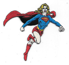 Superman: Supergirl Flying Figure 4.5 inch High Embroidered Patch NEW UNUSED - $7.84