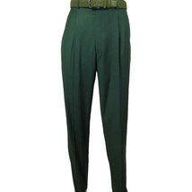 Men Apollo King Band Collarless Church Suit Mandarin 5 Hidden Buttons AG59 Green image 8