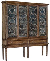 Entertainment TV Cabinet Wilcox Estate Rustic Pecan Solid Wood Mirrored ... - £4,267.76 GBP