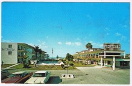 Postcard The Frontenac Motel Court Lido Beach Sarasota Florida - £3.12 GBP