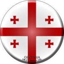 Georgia  Novelty Metal Mini Circle Magnet CM-277 - $12.95
