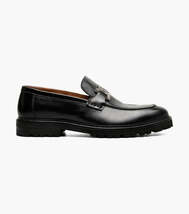 Stacy Adams Hale Moc Toe Bit Slip On Walking Shoes Black 25678-001 image 5