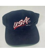 Vintage Dream Team USA 1996 Olympics Script Navy Snapback Hat Sharktooth... - $67.68 CAD