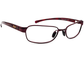 Maui Jim Women&#39;s Eyeglasses MJ-101-13 Burgundy Full Rim Frame Italy 55[]17 135 - £70.28 GBP