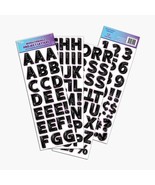Royal Brites Self-Adhesive Alpha-Numeric 3D Black Characters, 2” – Bold, - $452.77 MXN