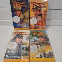 Lot of 4 Adventures of Young Indiana Jones VHS Tapes One Is Sealed - $313.71 MXN