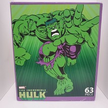 Marvel The Incredible Hulk Hulk&#39;s Comin! 63 Piece Puzzle 2003 Factory Ne... - £15.94 GBP