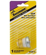 Bussmann BP/MB-20 20 Amp, 125V Edison Base Plug Fuse Circuit Breaker - €27,01 EUR