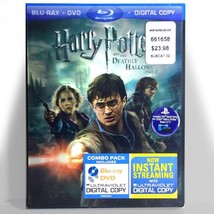 Harry Potter and the Deathly Hallows Pt. 2 (3-Disc Blu-ray/DVD)  w/ Slip ! - $5.88