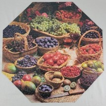 Delicious Delights Puzzle Octagon Springbok Wine Grape 500 Pc Hallmark Vtg - $22.95