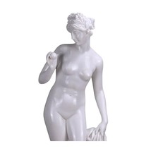 Aphrodite Venus with apple Greek Roman Goddess Natural Marble Museum Copy Statue - £2,157.94 GBP