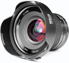 Meike 12Mm F/2.8 Ultra Wide Angle Fixed Lens With Removable Hood For, E1. - £173.76 GBP