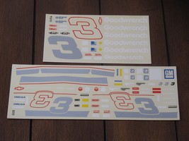 Fred Cady NASCAR 608 3 GM Goodwrench Dale Earnhardt Chevy Waterslide Decals 1/24 - £19.01 GBP