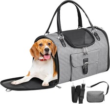 Cat, Dog Carrier - For Small Medium Cats Puppies Up To 15 Lbs, Airline Approved  - £28.53 GBP