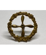 WWI, FRANCE, AIR SERVICE INSIGNIA, SCREW BACK, ONE INCH IN DIAMETER - $61.70 CAD