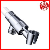 Durable Brass Shower Head Holder - Easy Install Wall Mount, Polished Chrome - $34.91