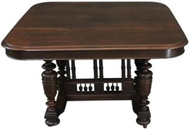 Table Henry II Renaissance Antique French 1900 Oak Wood - £1,282.09 GBP