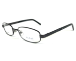 FLOAT Milan Kids Eyeglasses Frames KF316 GUNMETAL Black Grey Oval 48-18-130 - $46.53