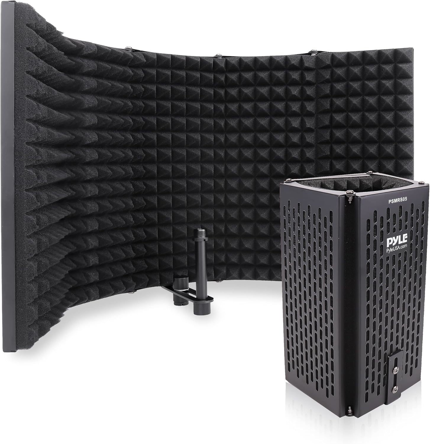 Pyleusa Microphone Isolation Shield, 5 Panel Acoustic Vocal Sound, 1 Set - $55.99