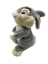 Disney Store Authentic Thumper Plush 12&quot; Gray Bunny Rabbit Stuffed Rabbit - £15.73 GBP