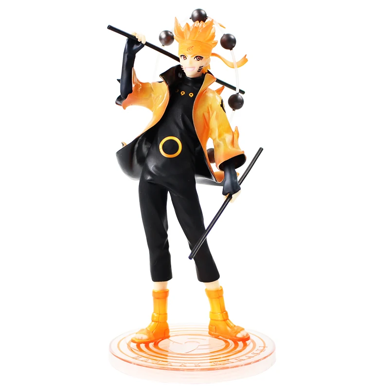 Play 35cm Cartoon Figures With Weapon Anime Collectible Model Play - £62.41 GBP