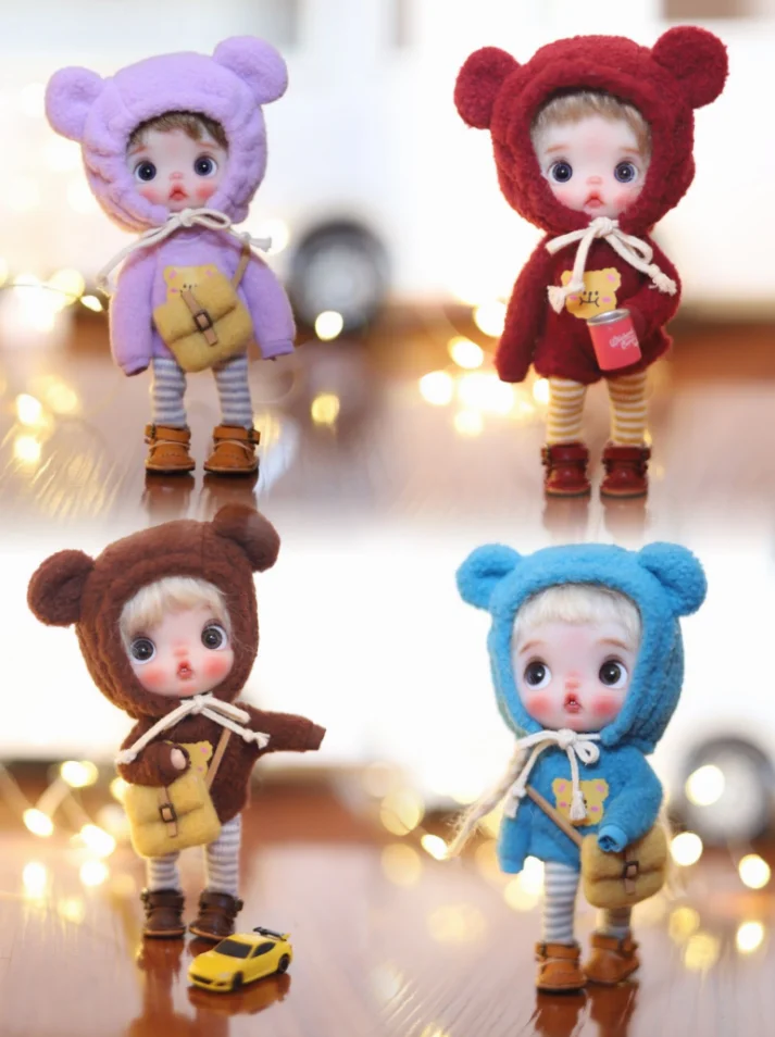 OB11 Clay doll Handmade customization dolls selling with clothes and wig - £52.25 GBP+