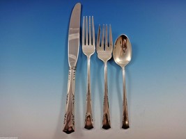 Greenbrier by Gorham Sterling Silver Flatware Set for 12 Service 51 Pieces - £2,079.03 GBP