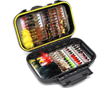 Fly Fishing Flies Assortment Kit 30/50/60/100/168Pcs  - $51.34