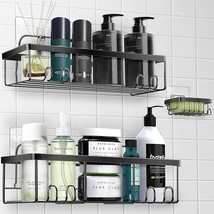 Shower Caddy Organizer 3-Pack Shower Shelves Adhesive Shower Accessories - £11.45 GBP