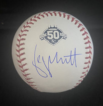 George Brett Autographed Royals 50th Anniversary Logo Baseball JSA COA - £372.94 GBP