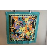 VTG Paris Accessories All Cotton Colorfast Flower Power Orange Green Ban... - $617.26 MXN
