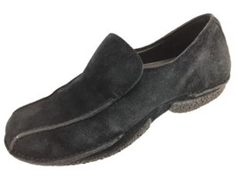 SH25 Merrell Women 9.5 Black Suede Duet Alto Slip On Loafer Shoes - £10.65 GBP