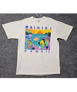 Vintage 1980s JERZEES Mens Waikiki Hawaii T Shirt Single Stitch USA Larg... - $1,341.17 MXN