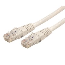 StarTech.com White Molded RJ45 UTP Gigabit Cat6 Patch Cable - 50 Feet (C6PATCH50 - £20.61 GBP