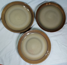 Set of 3 Sango Plates Roma Caramel 4815 About 11&quot; - See Description - $22.53