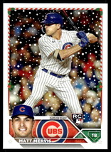 2023 Topps Holiday #H48 Matt Mervis NM Near Mint RC Rookie Cubs ID:65925 - $1.77