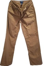 Chaps Pants Mens 32x32 Bronze Tan Color 5 Pocket Twill Straight Casual Cotton  - £9.08 GBP