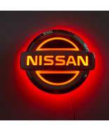 Nissan 5D LED Emblem red 117x100mm 3 colours Car Exterior Parts 4.61 ×3.... - $48.19 CAD
