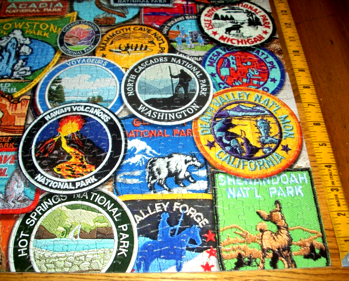 National Park Patches” by Buffalo Games (1,000 pieces) : r/Jigsawpuzzles
