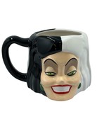 Disney Villains Cruella De Vil Sculpted Mug Ceramic101 Dalmatians 16oz - $14.89