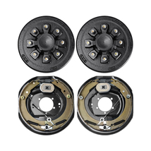 VEVOR Trailer Hub Drum Kits 8 on 6.5 inch B.C. with 12" x 2" Electric Br... - $201.99