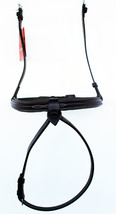 Horse English Padded Leather Flash  Cavesson Noseband Brown Full 803446MGF - $768.54 MXN